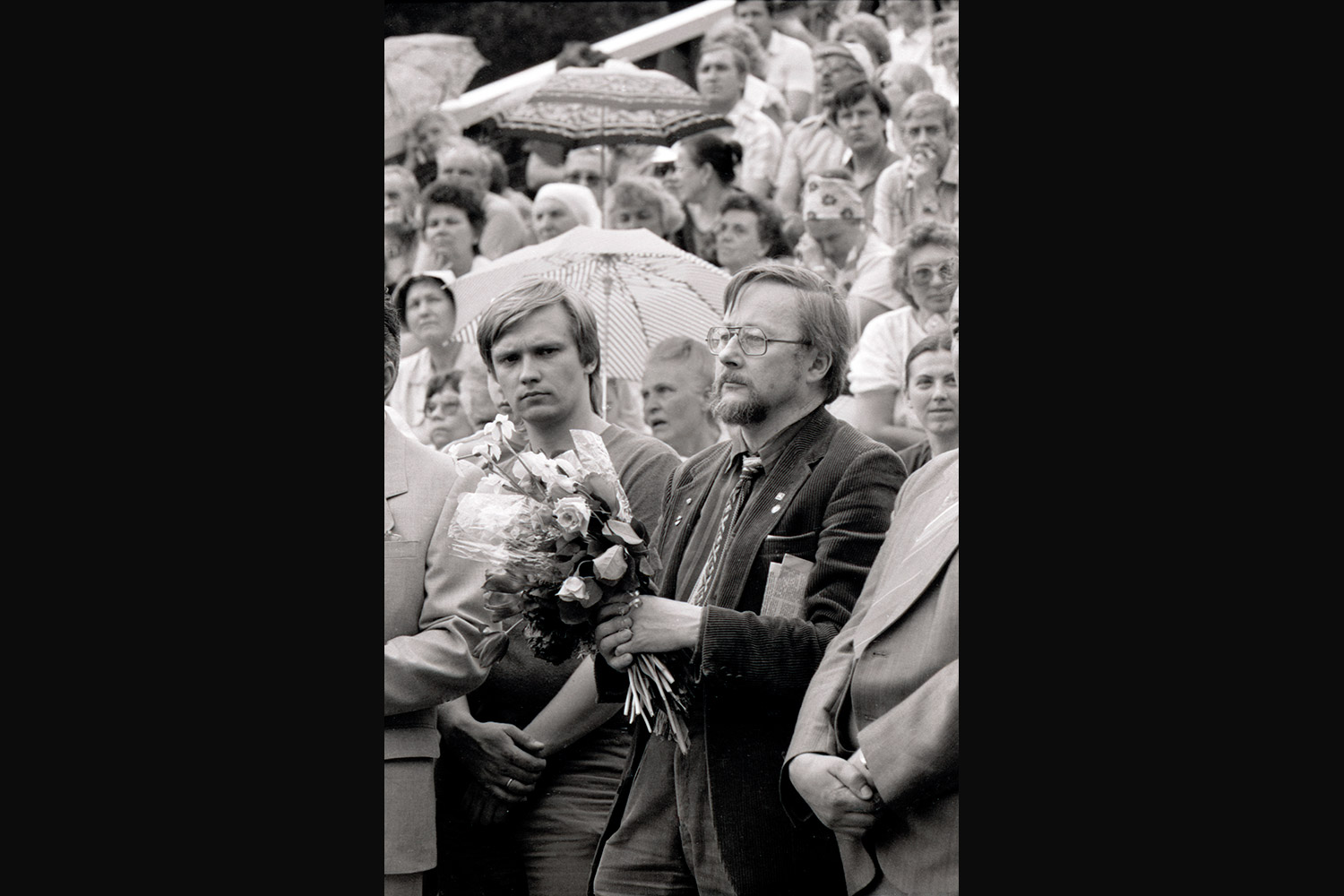 1989-05-20 Mitingas Kalnų parke – naujai išrinktų SSRS liaudies deputatų palydos į pirmąjį suvažiavimą Maskvoje. LCVA, fotografijos autorius Jonas Juknevičius