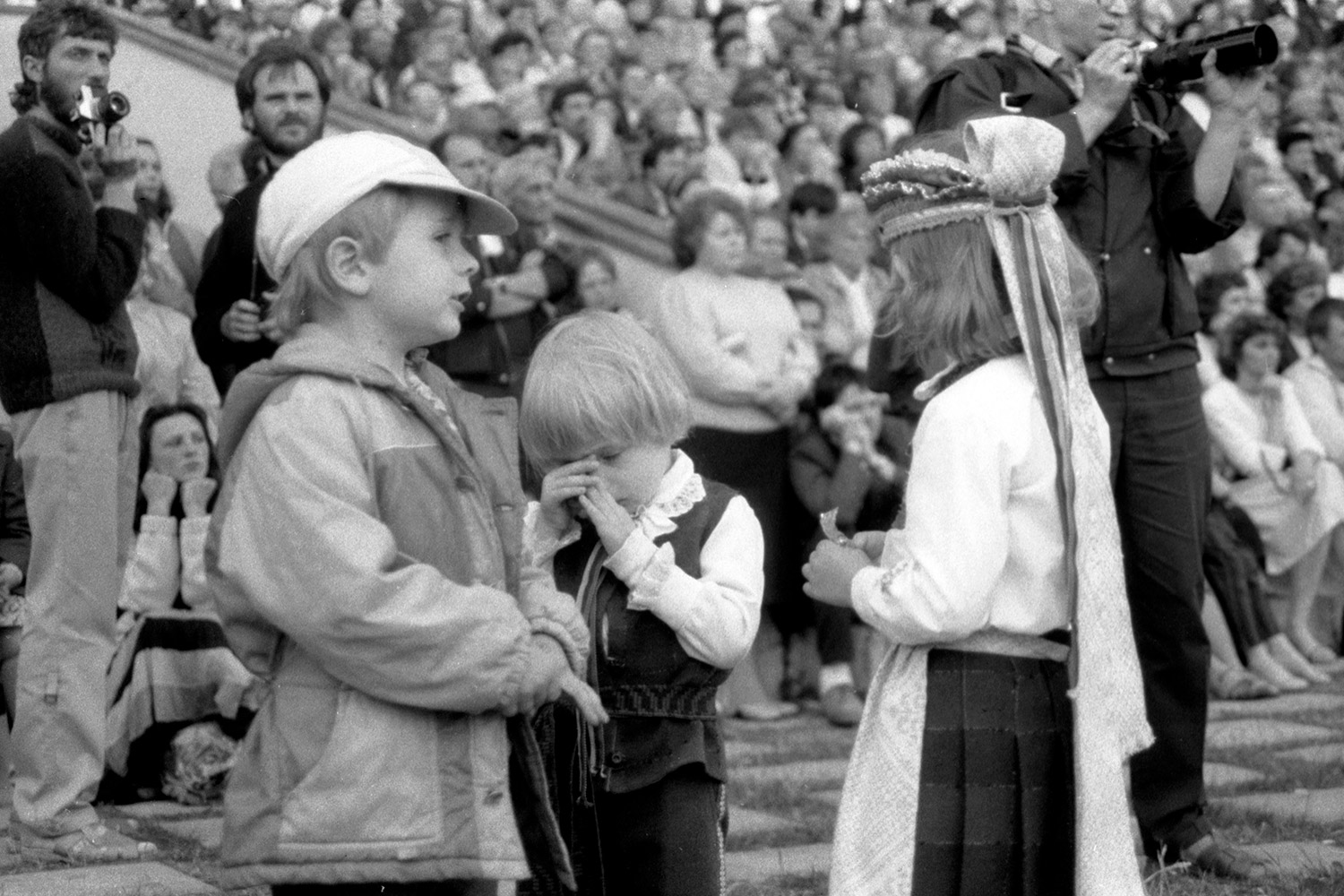 1989-06-11 Lietuvos persitvarkymo sąjūdžio mitingas – susitikimas su SSRS liaudies deputatais, sugrįžusiais iš suvažiavimo Maskvoje. LCVA, fotografijos autorius Viktoras Kapočius